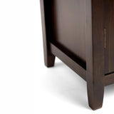 Burlington - Medium Storage Cabinet - Mahogany Brown - Furniture Home Direct