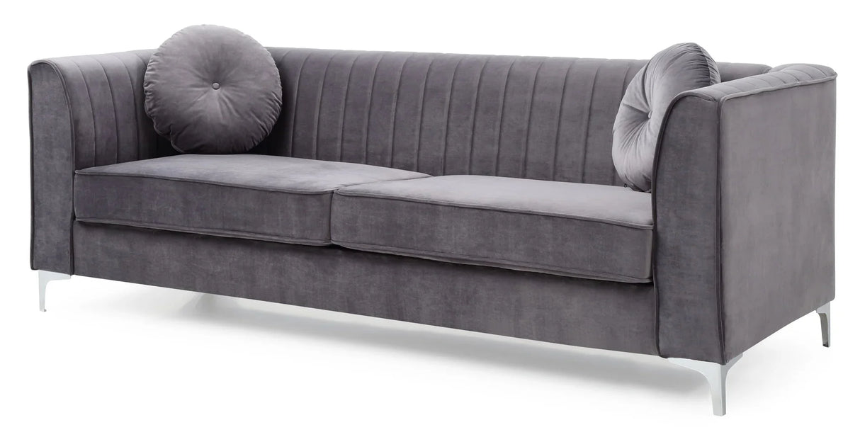 Delray - Micro Suede Sofa - Furniture Home Direct
