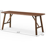 Molly - Bench - Walnut Brown - Furniture Home Direct