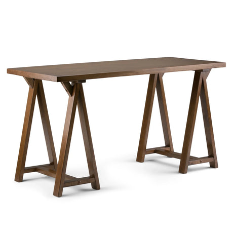 Sawhorse - Handcrafted Writing Desk - Furniture Home Direct