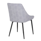 Diana - Contemporary Chair (Set of 2) - Black / Gray - Furniture Home Direct
