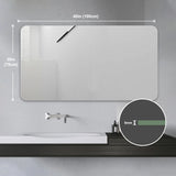 Bathroom Vanity Mirror, Wall-Mounted Mirror For Bathroom Anti-Fog, Waterproof - Furniture Home Direct