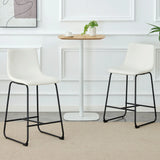 Retro Bar Chairs, Comfortable Stools (Set of 2) - Furniture Home Direct