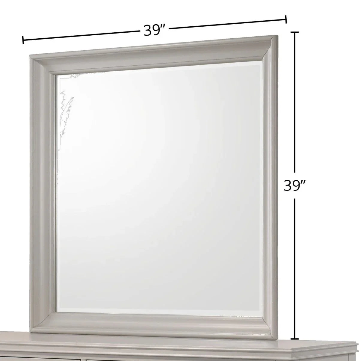 Square Mirror, Stylish Design - Furniture Home Direct