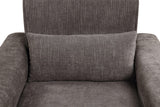 Valentina 74" Gray Chenille Sofa and Loveseat Living Room Set - Furniture Home Direct