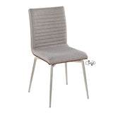 Mason - Contemporary Dining Chair (Set of 2) With Swivel - Furniture Home Direct