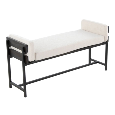 Kari - Farmhouse Luxe Design Bench - Furniture Home Direct