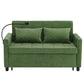 Loveseat Sofa Bed Sleeper With Reversible Backrest, Side Pockets, USB Ports, Phone Holder - Furniture Home Direct