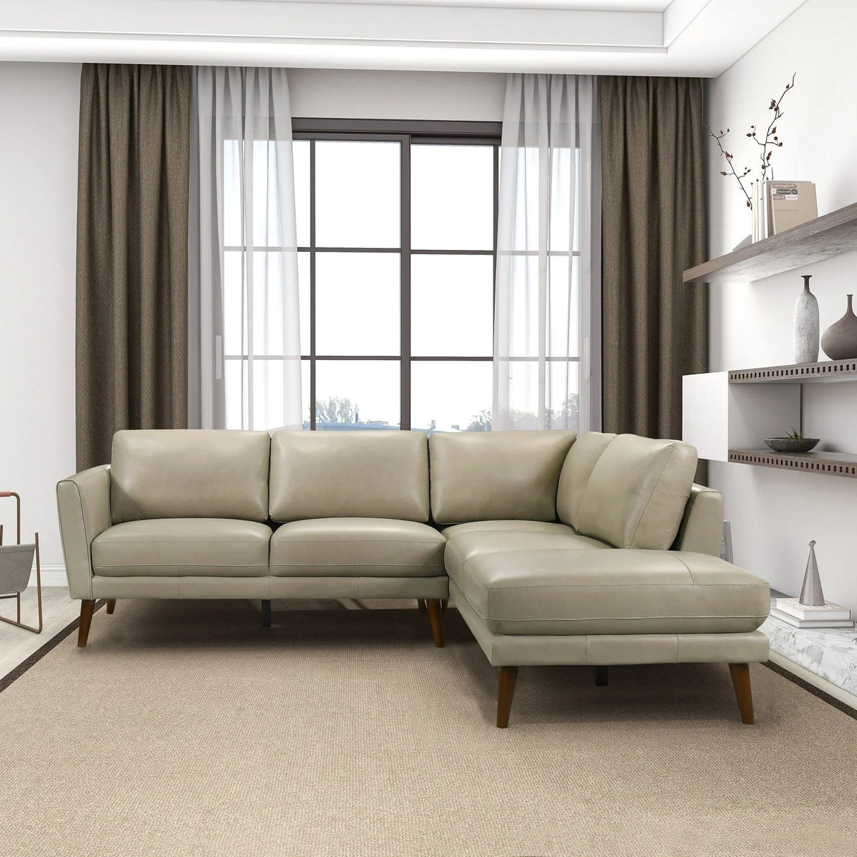 Benson - Sectional Sofa With Chaise - Furniture Home Direct