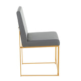 Fuji - Contemporary Stylish Frame, High Back Dining Chair (Set of 2) - Furniture Home Direct