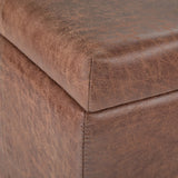Dover - Upholstered Storage Ottoman Bench - Furniture Home Direct