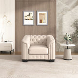 Upholstered Accent Sofa Chair With Removable Cushion - Furniture Home Direct