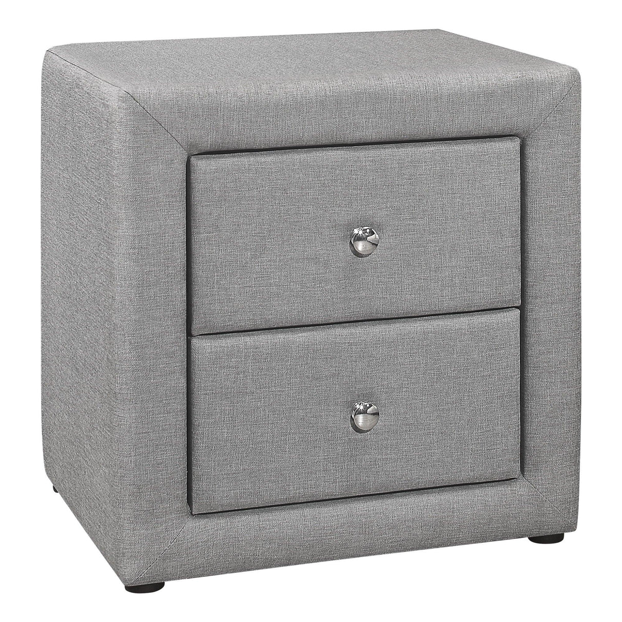 Nightstand, Storage Drawer Versatile Use, Upholstered, Transitional - Furniture Home Direct
