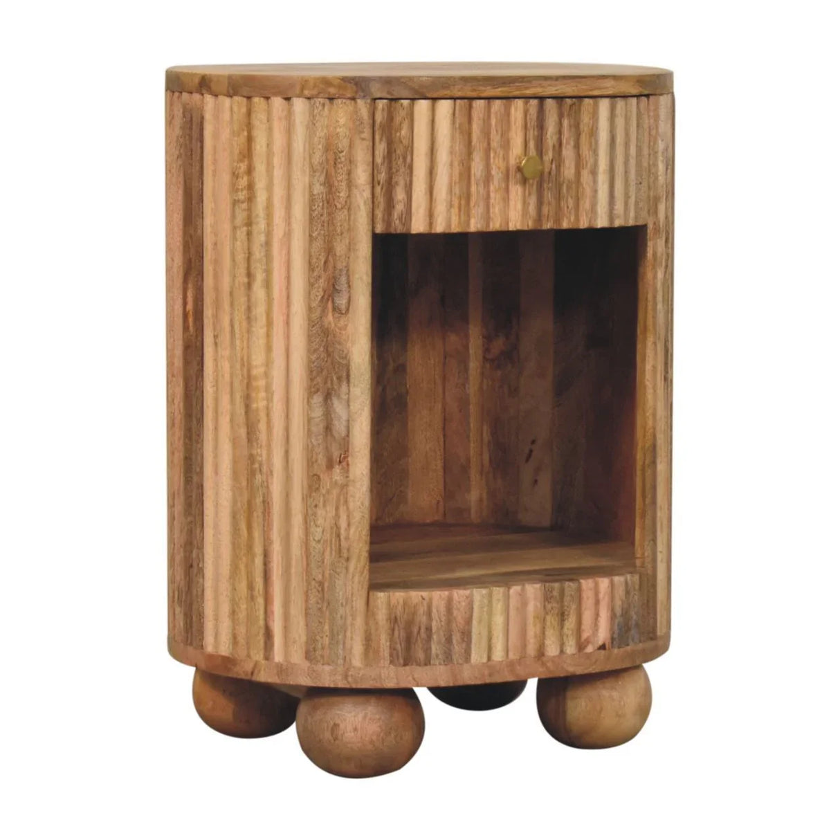 Soba - Ball Drawer Bedside Table - Furniture Home Direct