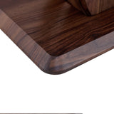 Coffee Table Modern Rectangular Walnut Finish Walnut - Furniture Home Direct