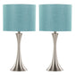 Lenuxe - Contemporary Semi Gloss Table Lamp (Set of 2) - Furniture Home Direct