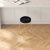 Jane - 26" Mid-Century Modern Luxury Upholstered Stool - Furniture Home Direct