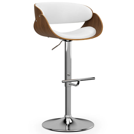 Amery - Mid Century Modern Adjustable Swivel Bar Stool - Furniture Home Direct