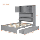 Platform Bed With USB, Storage Headboard & Drawers - Furniture Home Direct
