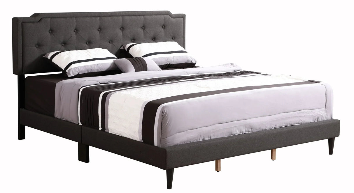 Button Tufted Bed Charming For Cozy Spaces - Furniture Home Direct