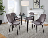Clara Giovani - 5 Piece Contemporary Dining Set - Furniture Home Direct
