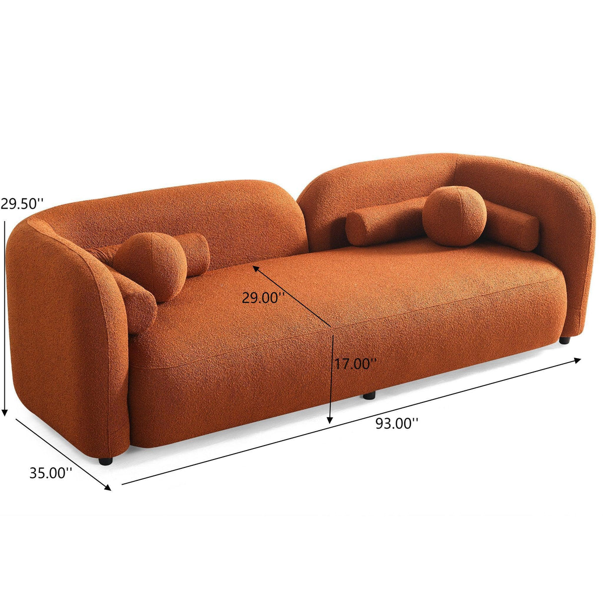 Donna - Japandi Style, Boucle Sofa - Furniture Home Direct