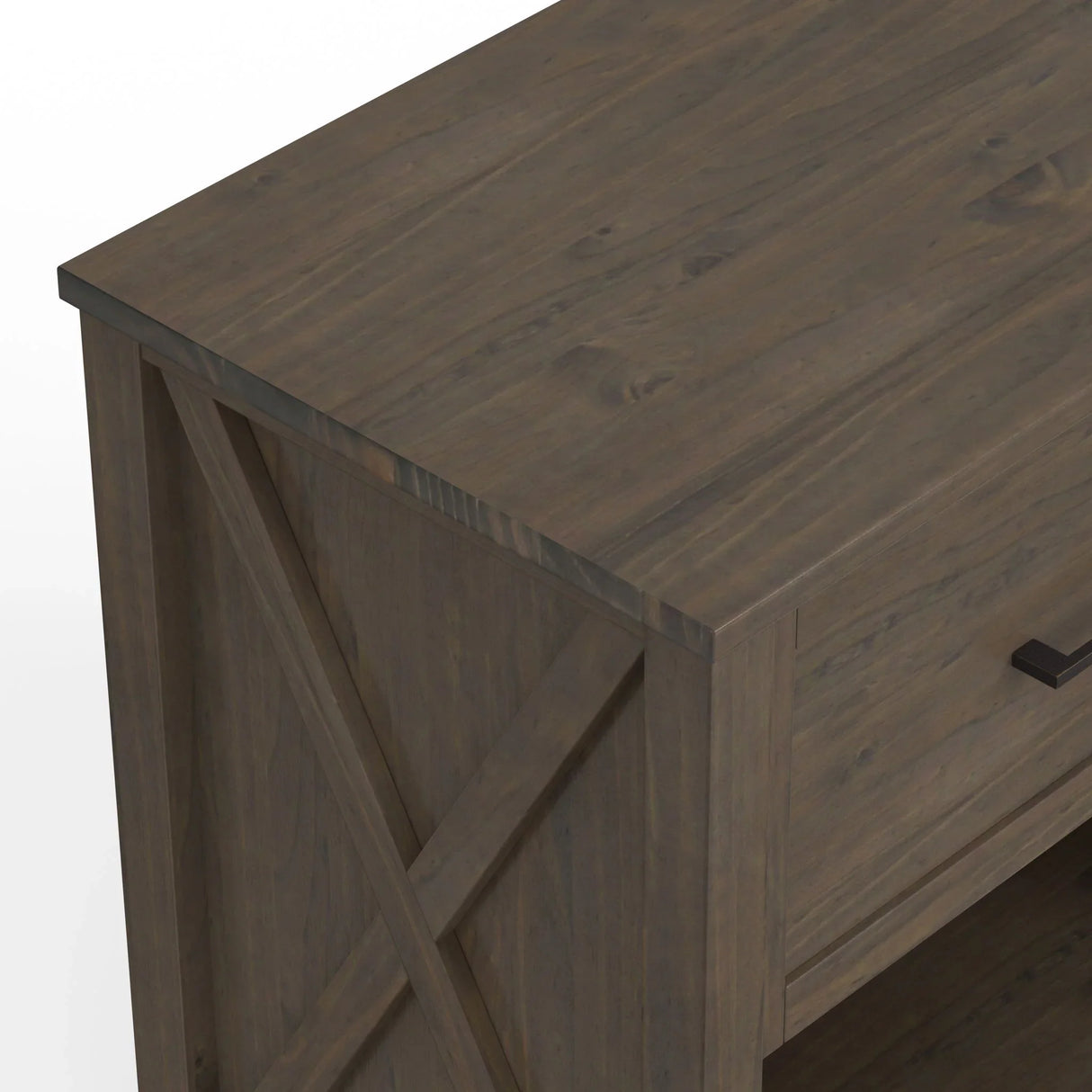 Ela - Bedside Table - Smoky Brown - Furniture Home Direct