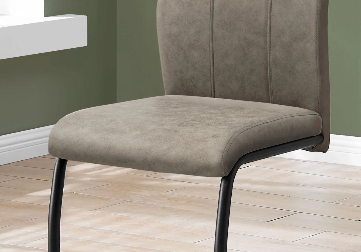 Dining Chair, Side, Upholstered For Dining Room, Contemporary & Modern (Set of 2) - Furniture Home Direct