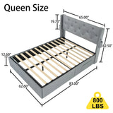 Bed With Gas Lift Storage, USB Ports - Furniture Home Direct