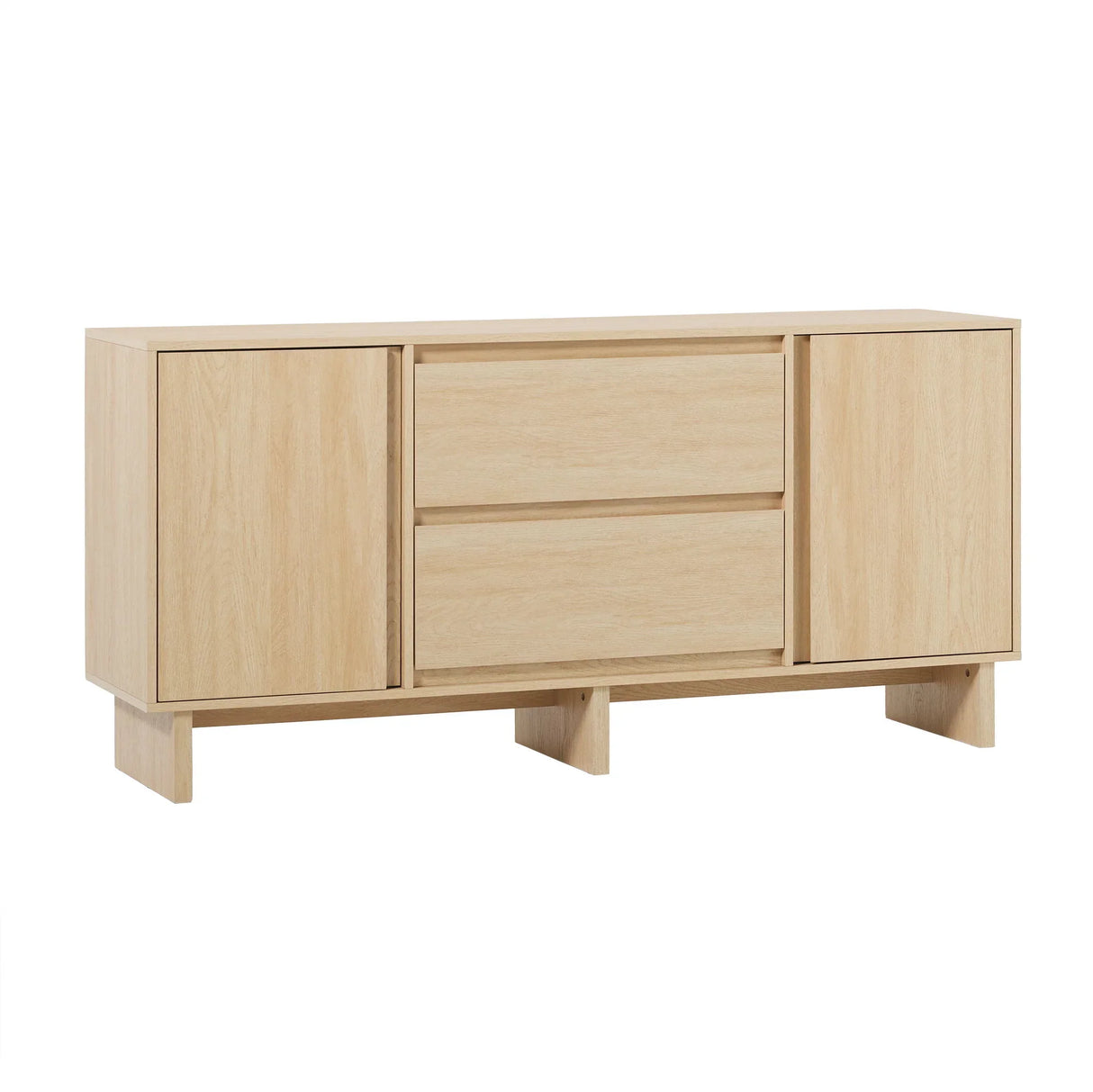 Scandi - Sideboard With Beveled Drawers - Furniture Home Direct
