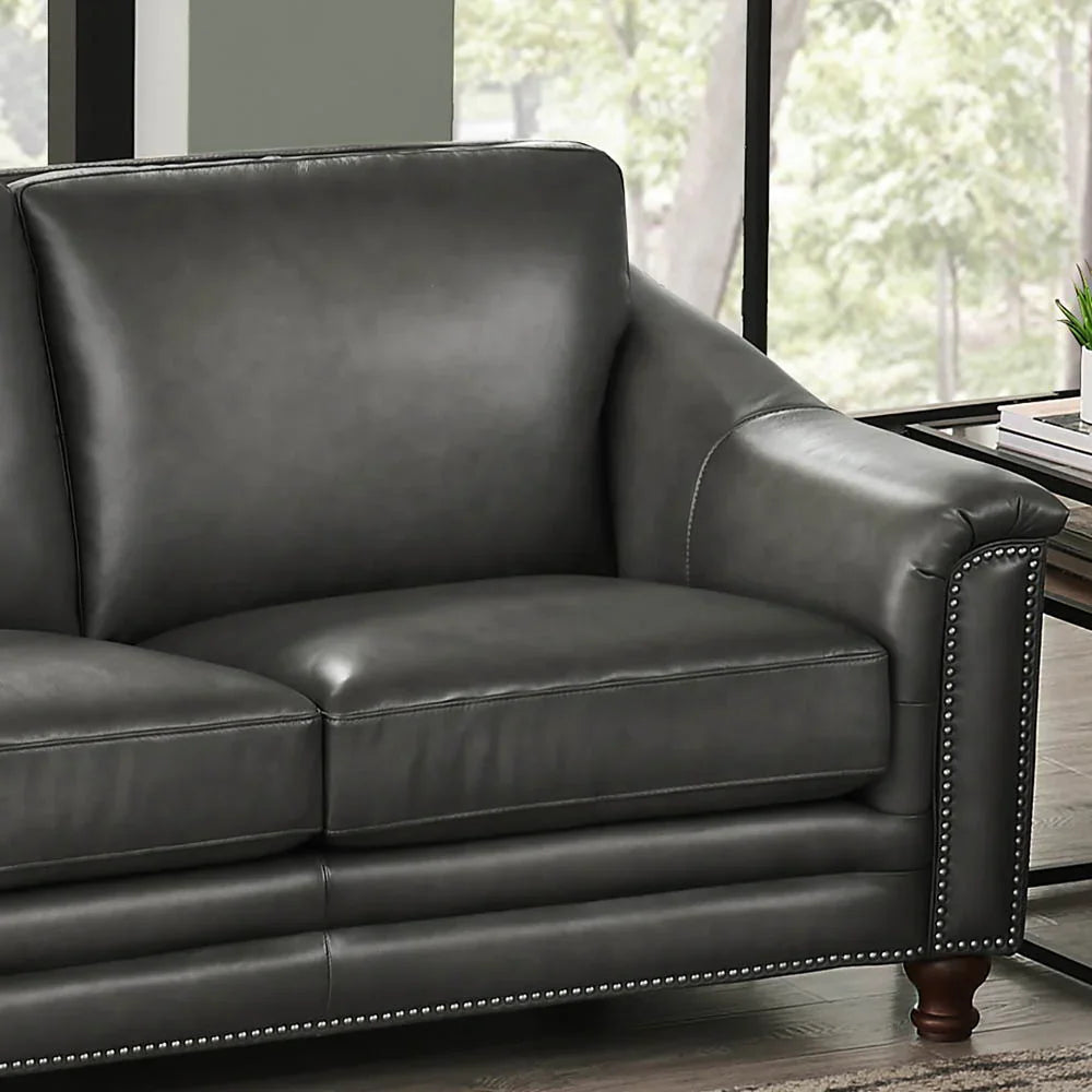 Belfast - Top Grain Leather Sofa Couch - Furniture Home Direct