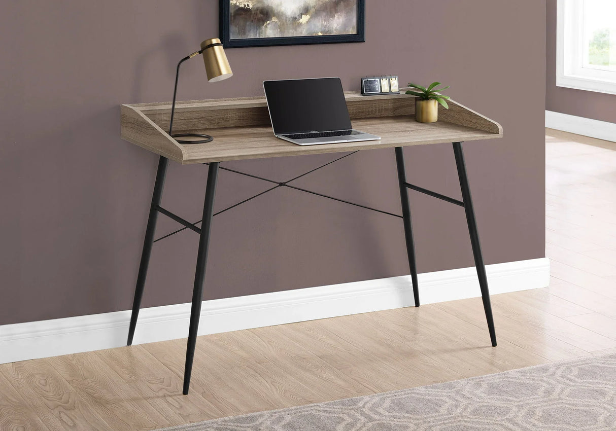 Computer Desk For Home Office, Sturdy Construction, Storage Shelves - Furniture Home Direct