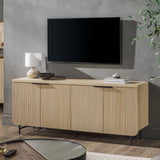 Modern Fluted Door Minimalist Storage Sideboard - Furniture Home Direct