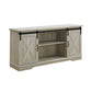 Farmhouse Sliding X Barn Door TV Stand - Furniture Home Direct