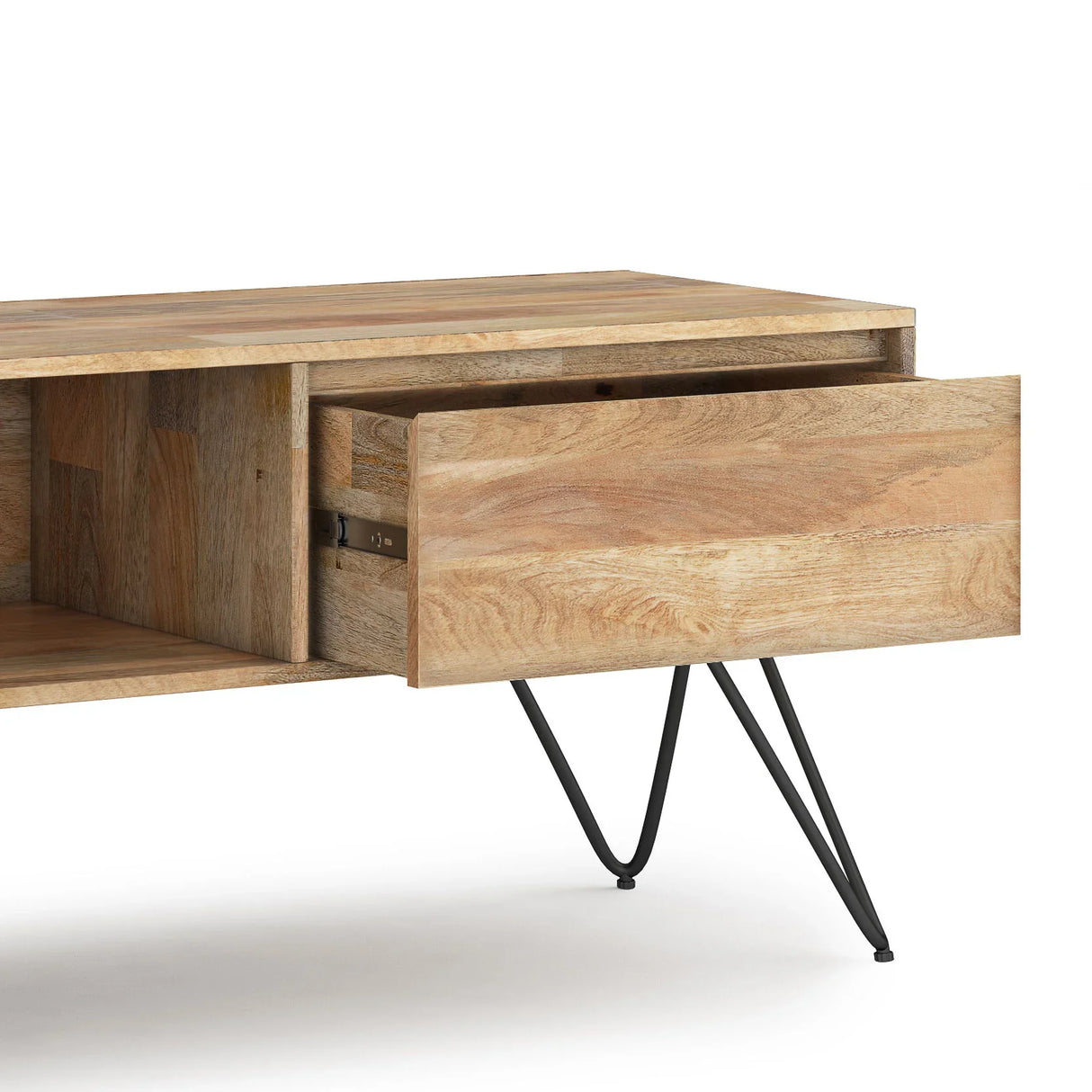 Hunter - Handcrafted TV Media Stand - Natural - Furniture Home Direct