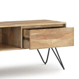 Hunter - Handcrafted TV Media Stand - Natural - Furniture Home Direct