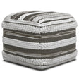 Sommer - Handcrafted Square Pouf - Furniture Home Direct
