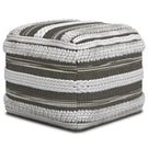 Sommer - Handcrafted Square Pouf - Furniture Home Direct