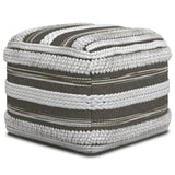 Sommer - Handcrafted Square Pouf - Furniture Home Direct