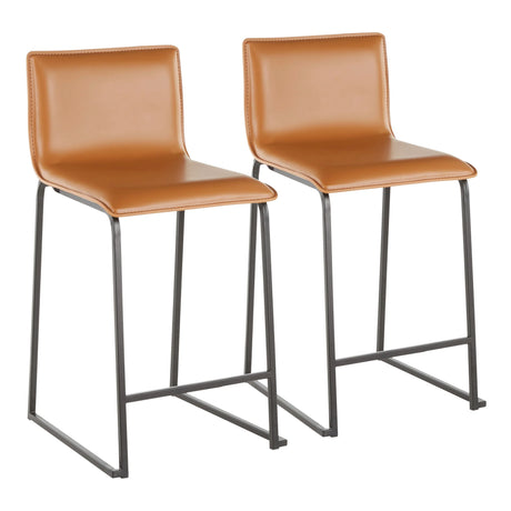 Mara - Upholstered Contemporary Counter Stool (Set of 2) - Furniture Home Direct