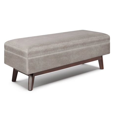 Owen - Upholstered Rectangular Storage Ottoman - Furniture Home Direct