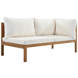 2 Piece Outdoor Sectional Set - Beige - Furniture Home Direct