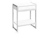 Accent Side Table, Storage Drawer, Spacious Tabletop - Furniture Home Direct