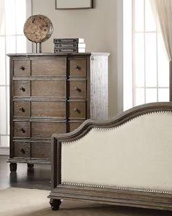 Baudouin - Weathered Chest - Oak - Furniture Home Direct