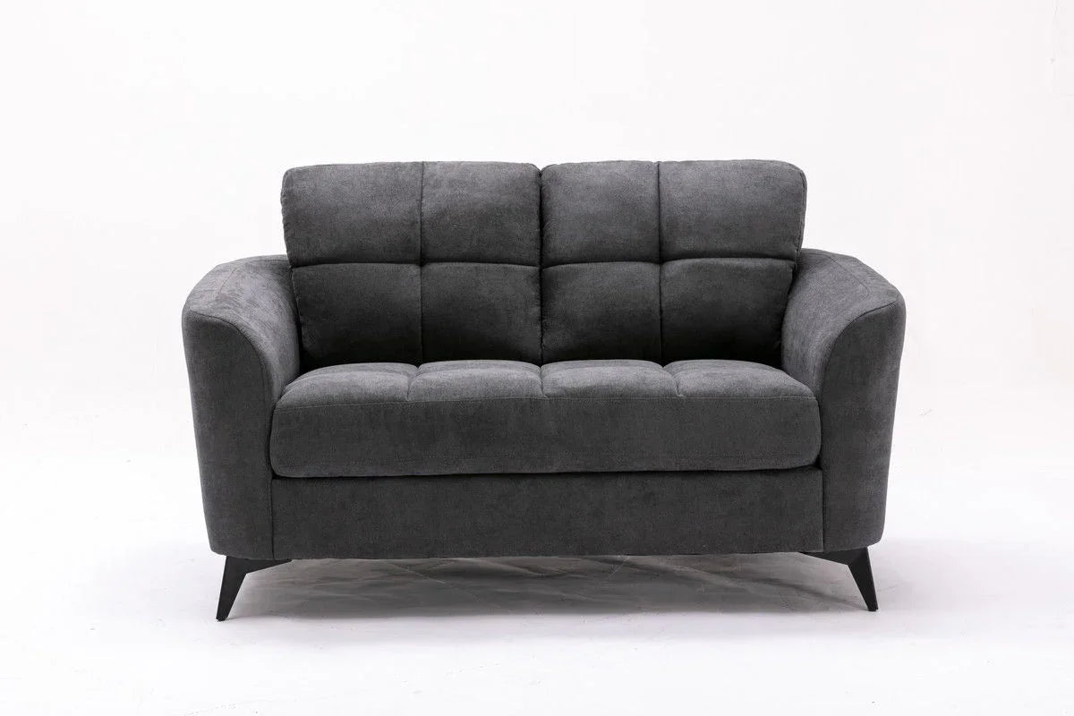 Callie - Woven Fabric Loveseat - Furniture Home Direct