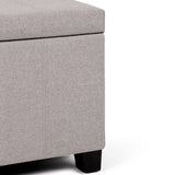 Dover - Upholstered Storage Ottoman Bench - Furniture Home Direct