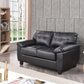 Stylish Loveseat With Padded Arms - Furniture Home Direct