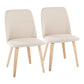 Toriano - Contemporary Dining Chair (Set of 2) - Furniture Home Direct