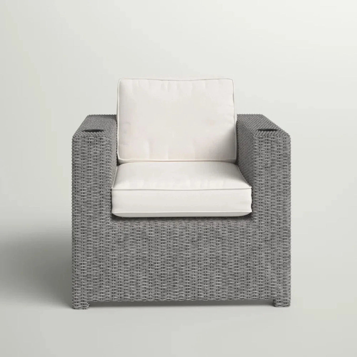 Patio Chair With Cushions - Gray - Furniture Home Direct