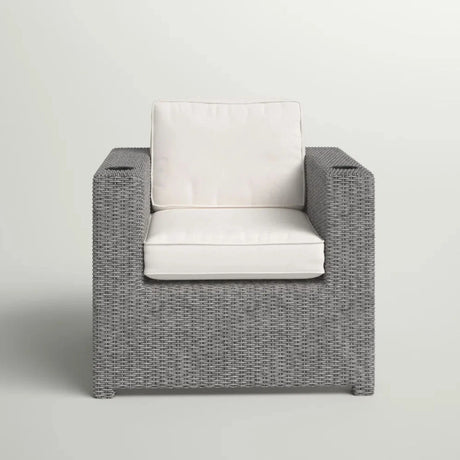 Patio Chair With Cushions - Gray - Furniture Home Direct
